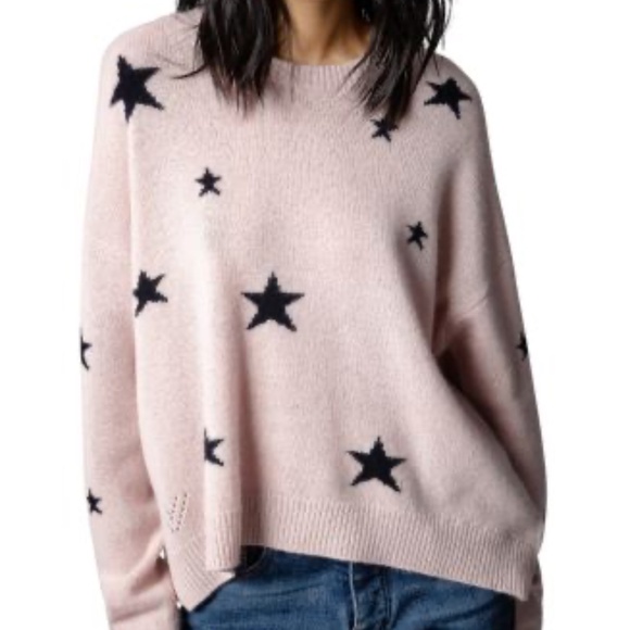 Zadig & Voltaire Sweaters - ZADIG & VOLTAIRE MARKUS STARS CASHMERE SWEATER SIZE S!